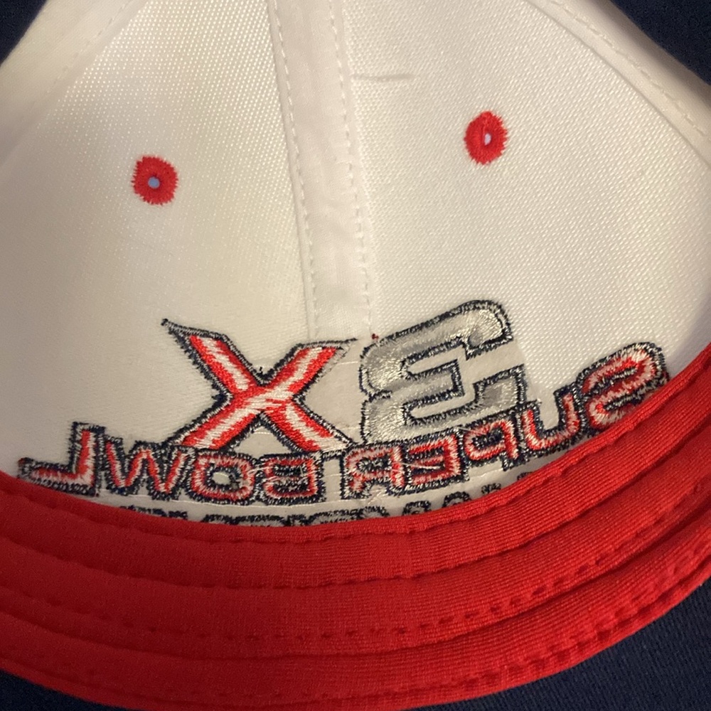 NFL New England Patriots 3X Super Bowl Champion Baseball Cap - Picture 7 of 8